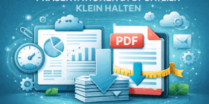 Präsentationen und PDFs klein halten